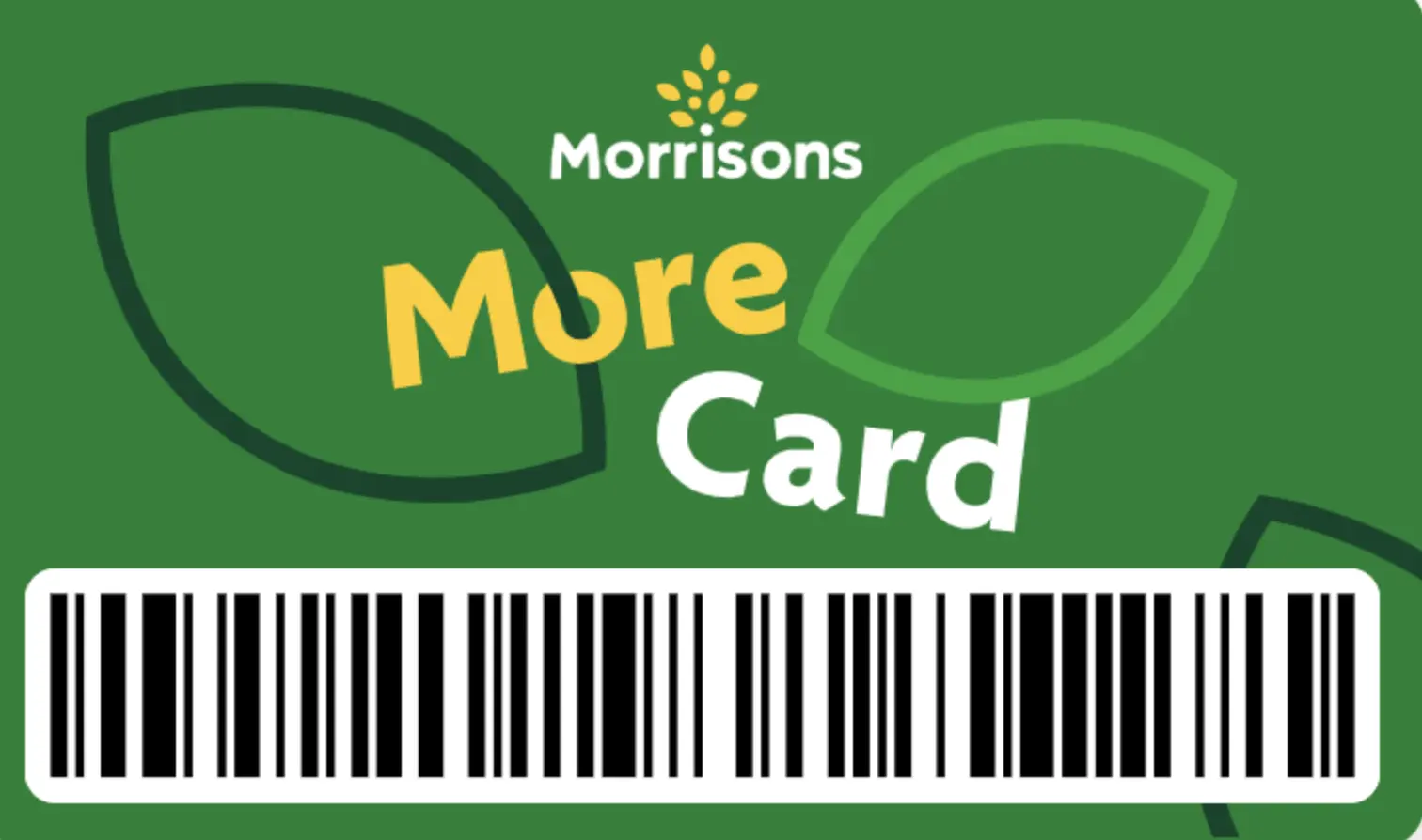 Morrisons More barcode and QR code image